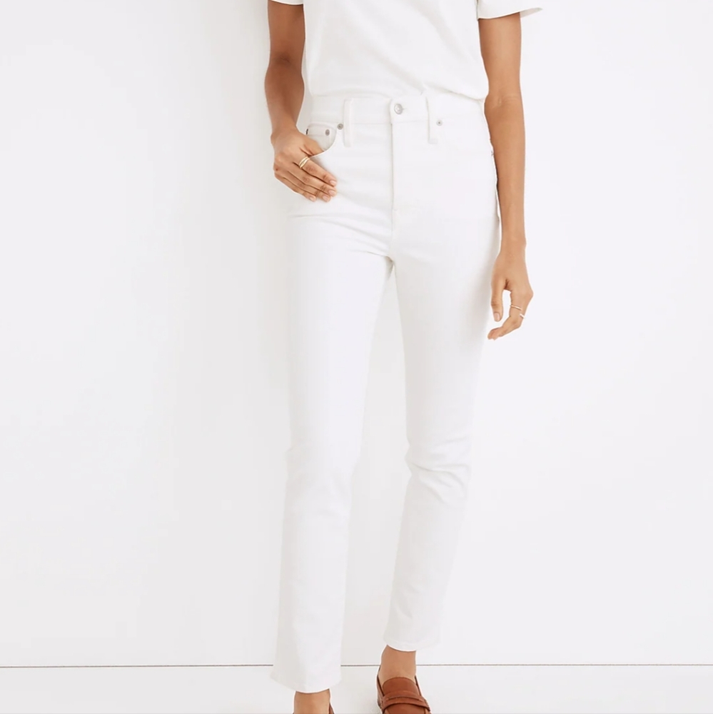 Madewell Perfect Vintage Jean (Tile White color)